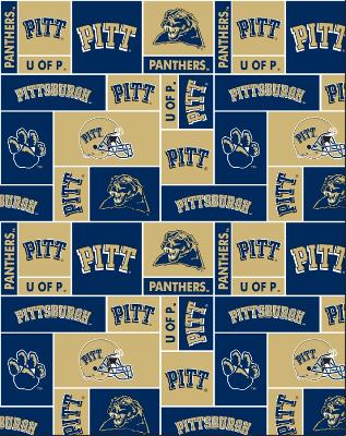 college,ncaa,pittsburgh,pittsburgh panthers,university of pittsburgh,pittsburgh panthers fleece,pittsburgh panthers fleece fabric,college fleece,blanket fleece,sports fabric,fleece,fleece fabric,PITT-012,255376,Pittsburgh Panthers Block Fleece