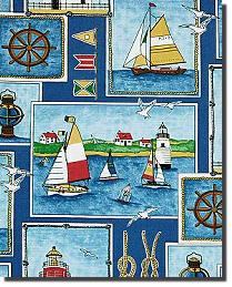 Nautical Fabrics - Lighthouse Fabrics - Nautical Prints - Nautical Upholstery Fabrics