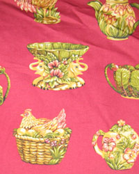 Majolica Cranberry by  Alexander Henry 