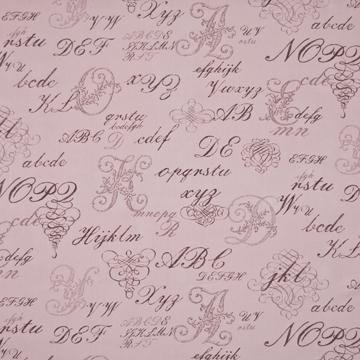 Kasmir Love Letters Amethyst in New Attitudes, Volume 2 Purple Drapery-Upholstery Cotton Fire Rated Fabric Word  Fabric