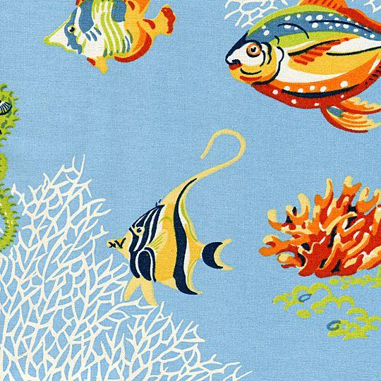 Kast Fabrics Aquarium Blue