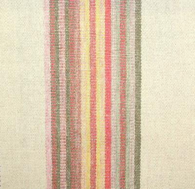 Lee Jofa Twelve Bar Stripe in Natural/Green in Counterpoint Wools Beige Wool  Blend Wide Striped  Wool   Fabric