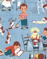 Little Chef Teal Michael Miller - New Fall 2011 Little Chef Teal Michael Miller - New Fall 2011