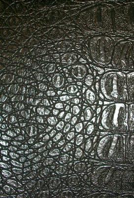 Gator Black in New Plastex Black Upholstery and  Blend Animal Skin  Discount Vinyls  Fabric