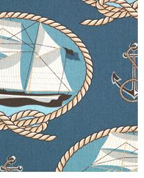 Ahoy Patriot Blue Premier Prints - Cotton Prints