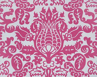 Premier Prints Amsterdam Candy Pink in Premier Prints - Cotton Prints Pink 7  Blend Modern Contemporary Damask   Fabric
