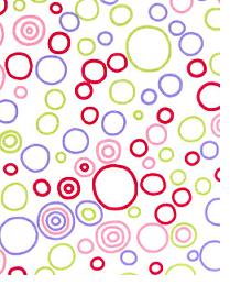 Circles and Swirls Fabric