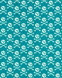 Crossbones True Turquoise by  Premier Prints 