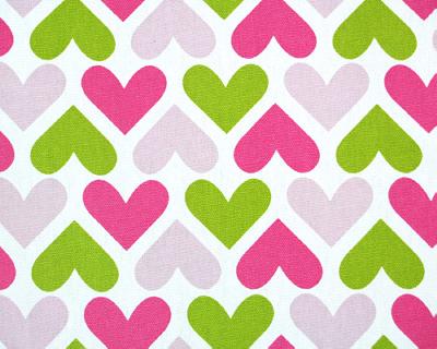  I Heart U Chartreuse - Candy Pink