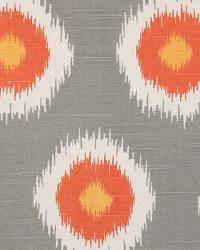 Ikat Domino Chili Pepper Slub by  Premier Prints 