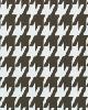 Premier Prints Large Houndstooth Chocolate White