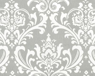 Premier Prints Ozbourne Storm Twill in New - Stock Grey Cotton Modern Contemporary Damask   Fabric