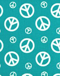 Peace True Turquoise by  Premier Prints 