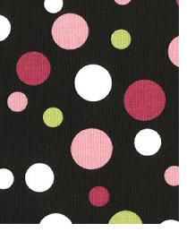 Spirodots Black Pink by  Premier Prints 
