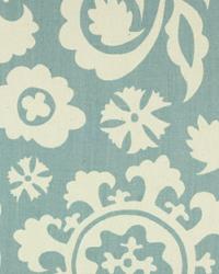 Suzani Village Blue Natural by  Premier Prints 