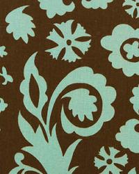 Suzani Village Brown Village Blue by  Premier Prints 