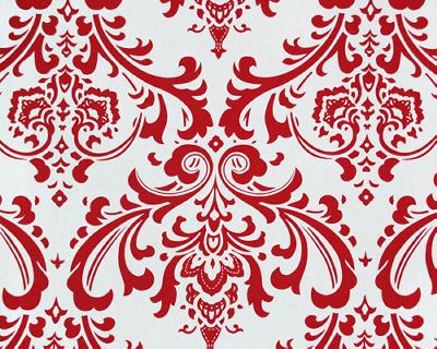 Premier Prints Traditions Lipstick in Premier Prints - Cotton Prints Red Drapery 7  Blend Modern Contemporary Damask  Christmas   Fabric