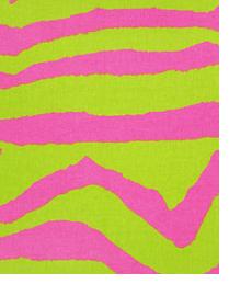 Zebra Chartreuse - Candy Pink by  Premier Prints 