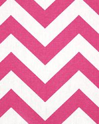 Zig Zag Candy Pink White by  Premier Prints 