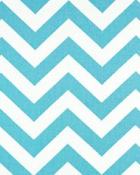 Zig Zag Girly Blue Twill by  Premier Prints 