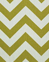 Zig Zag Village Green Natural by  Premier Prints 