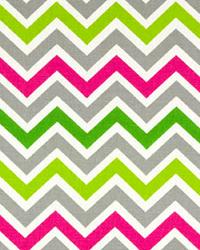 Zoom Zoom Chartreuse Candy Pink by  Premier Prints 