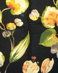 linen,linen fabric,linen fabrics,floral linen fabric,floral linen fabrics,floral,florals,large print floral fabric,swavelle  Spring Hill Cliffside Blackbird  244435 Swavelle Spring Hill Cliffside Blackbird