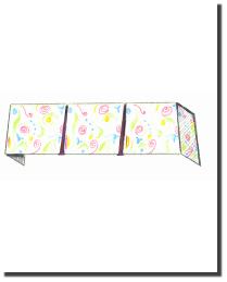Box Pleated Valance (Non-Scalloped) Board Mounted