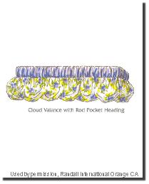 Cloud Valance Rod Pocket Rod Pocket