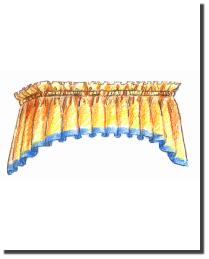SHAPED VALANCE