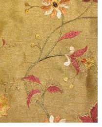Garden Embroidery Dark Gold