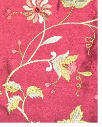 Garden Embroidery Maroon