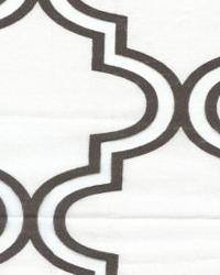 Prestwick Chocolate White by  World Wide Fabric, Inc. 