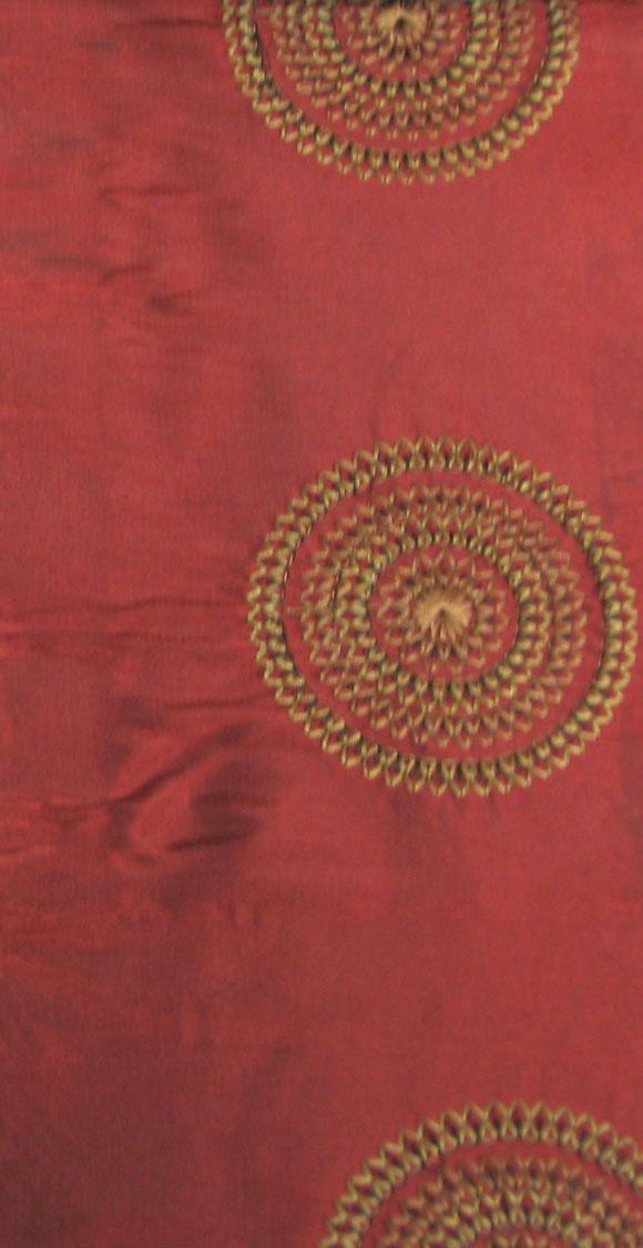 Wesco Fabrics Wes Tetris Crimson