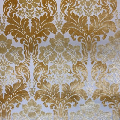 MARSEL Mimosa new2020 Yellow Upholstery POLYESTER POLYESTER Modern Contemporary Damask  Contemporary Velvet  Fabric