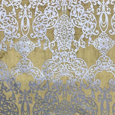 Vince Brass new2020 Brass Multipurpose POLYESTER  Blend Fire Rated Fabric Modern Contemporary Damask  Printed Velvet  Contemporary Velvet  Fabric