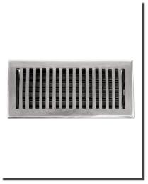 Contemporary Pewter Floor Register