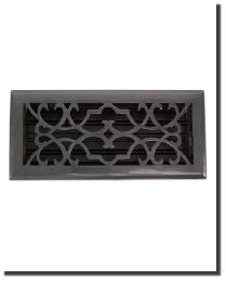 Victorian Dark Bronze Floor Register