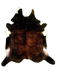 Natural Cowhide Dark Brindle