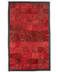 Acid Wash Patchwork Red