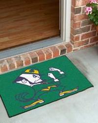 Notre Dame Leprechaun Starter Rug by  Sports Coverage, Inc. 