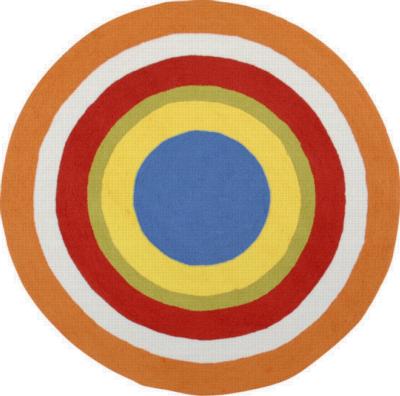 Surya  PLY6030 Playground Rug Orange, White, Red-Orange, Lt. Green, Yellow, Blue Search Results