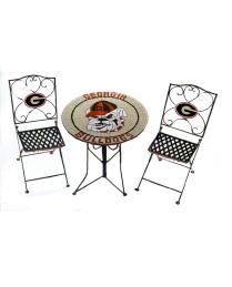 Georgia Bulldogs Bistro Set