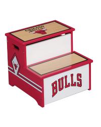 Chicago Bulls NBA Storage Step Stool