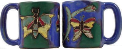 Mara Butterflies Round Stoneware Mug Mara Stoneware 2008 510A3  Round Mugs Round Mugs Round Mugs 