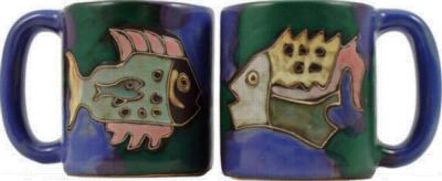 Mara Fish Round Stoneware Mug 510A4  Square Mugs Round Mugs 