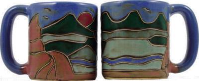 Mara Mountains Round Stoneware Mug 510F6  Round Mugs Round Mugs 