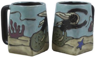 Mara Mermaid Square Stoneware Mug square mugs 2014 511R9  Square Mugs 