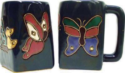 Mara Butterflies Square Stoneware Mug Mara Collection 511T8  Square Mugs Square Mugs 