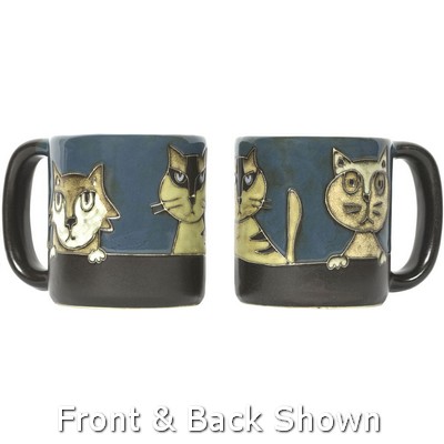 Mara Cats Meow Stoneware Mug new 2023 610B8  Round Mugs 
